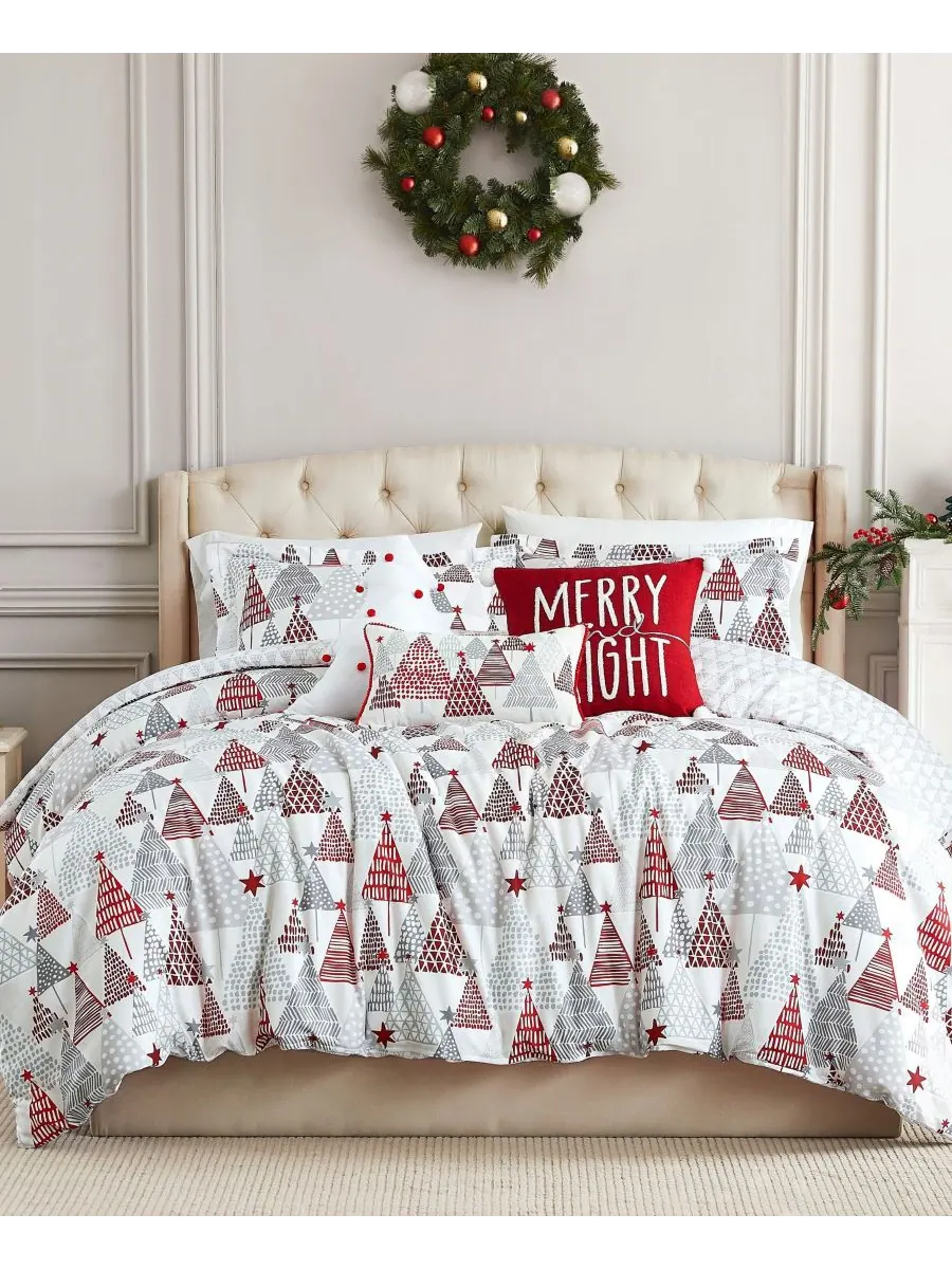 Комплект постельного белья Merry and Bright из 5 предметов, размер Twin/Twin XL Southshore Fine — изображение 1 из 5, белый