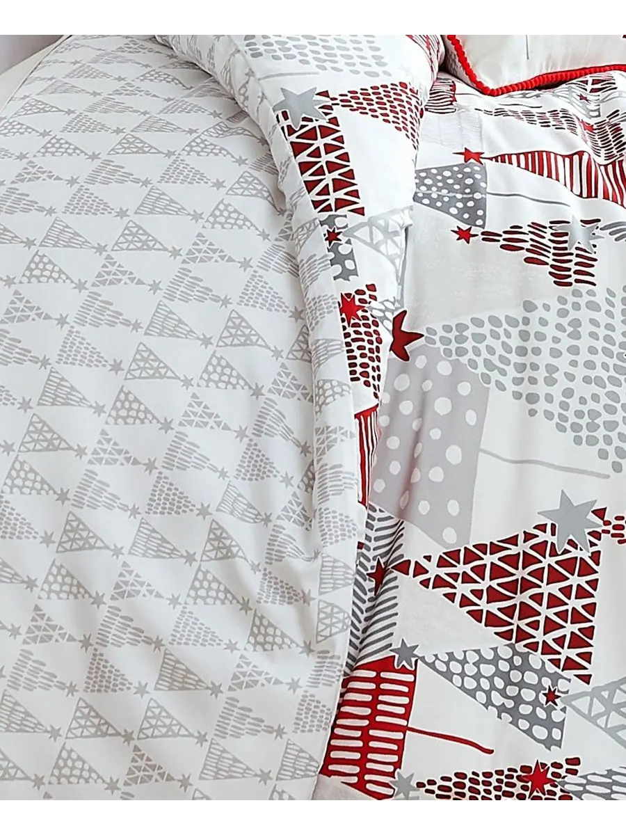 Комплект постельного белья Merry and Bright из 5 предметов, размер Twin/Twin XL Southshore Fine — изображение 2 из 5, белый