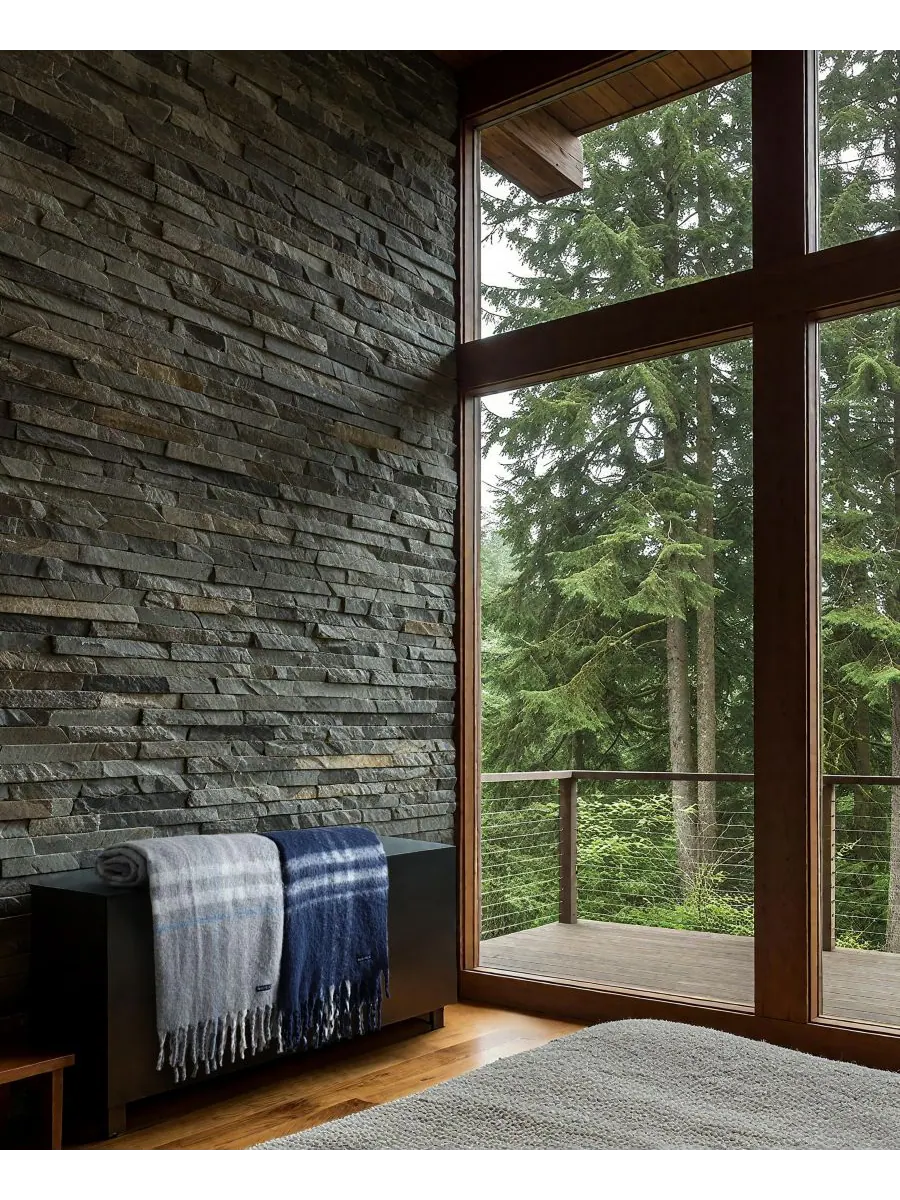 Плед из искусственного мохера в клетку от Ryan Cove, 60 x 50 дюймов Nautica, цвет flagstone — изображение 6 из 6