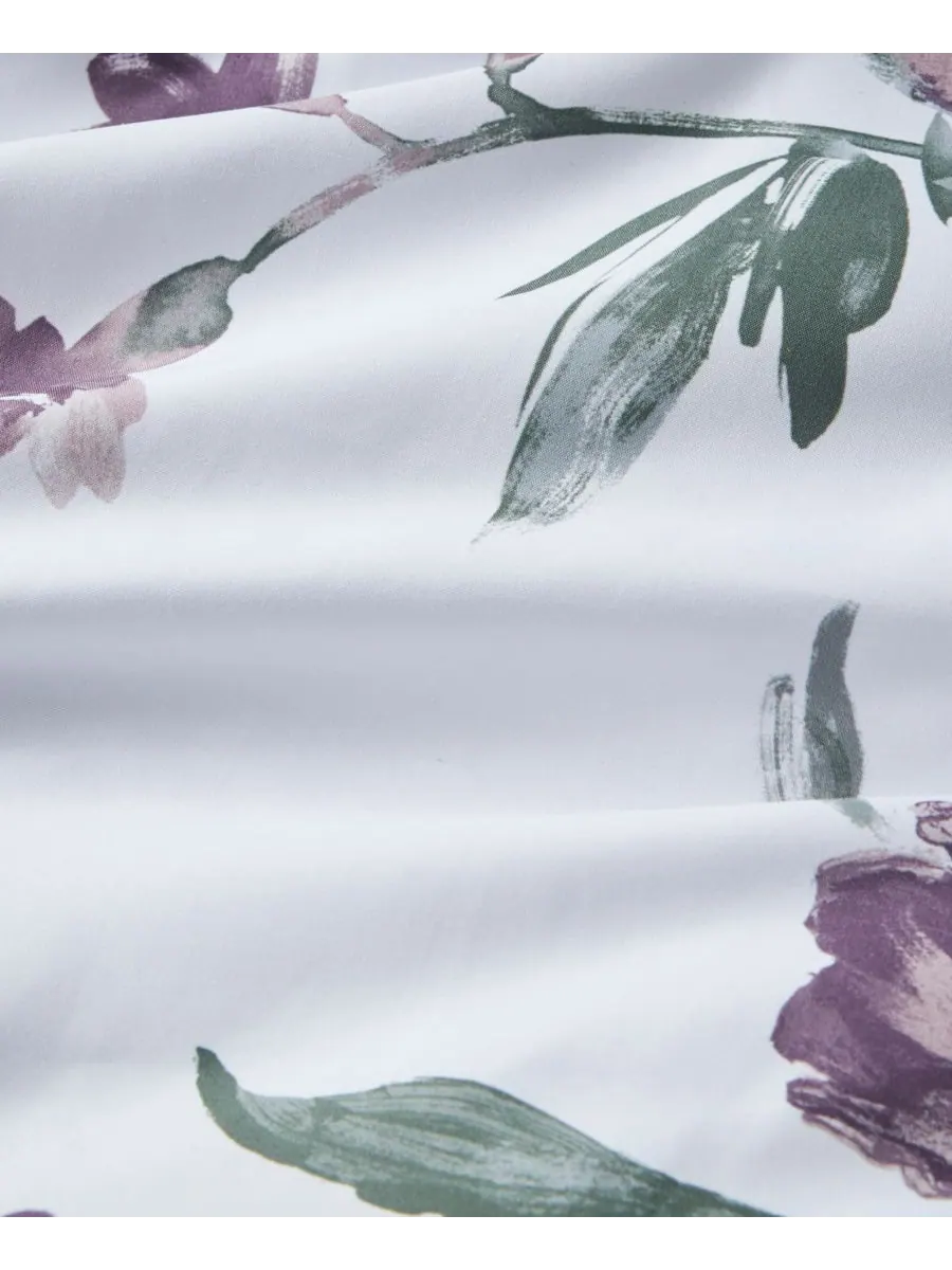 Комплект постельного белья Alice Floral из 7 предметов, размер Queen Madison Park Essentials — изображение 9 из 10, сирень
