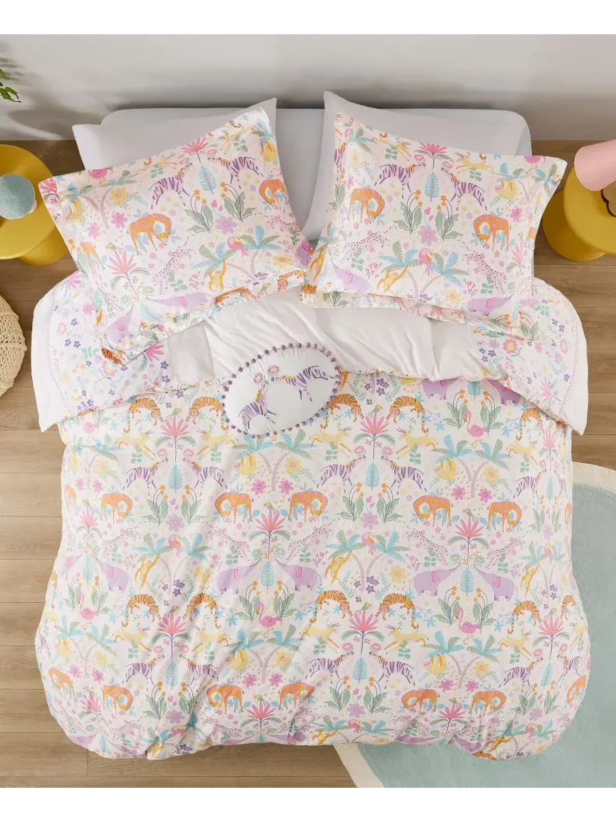 Комплект постельного белья Intelligent Design Lulu Floral, 3 предмета, двусторонний, размер Twin — изображение 5 из 9