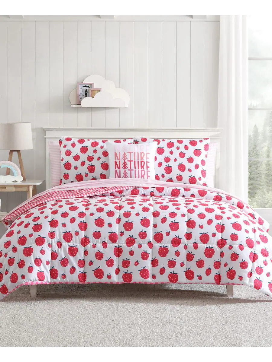 Комплект постельного белья из микрофибры Strawberry Field, 3 предмета, размер Twin Eddie Bauer