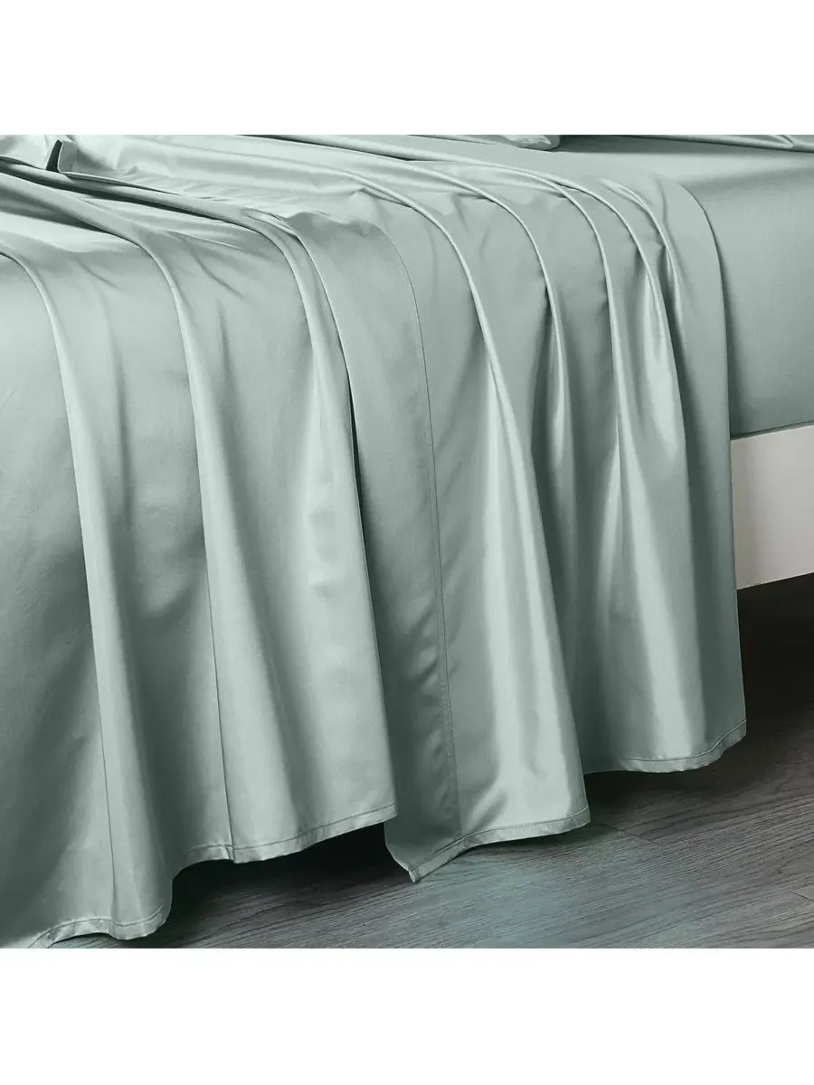 Простыня Oversized Flat Sheet из египетского хлопка сатин, 1000 нитей, 305x284 см Egyptian Linens