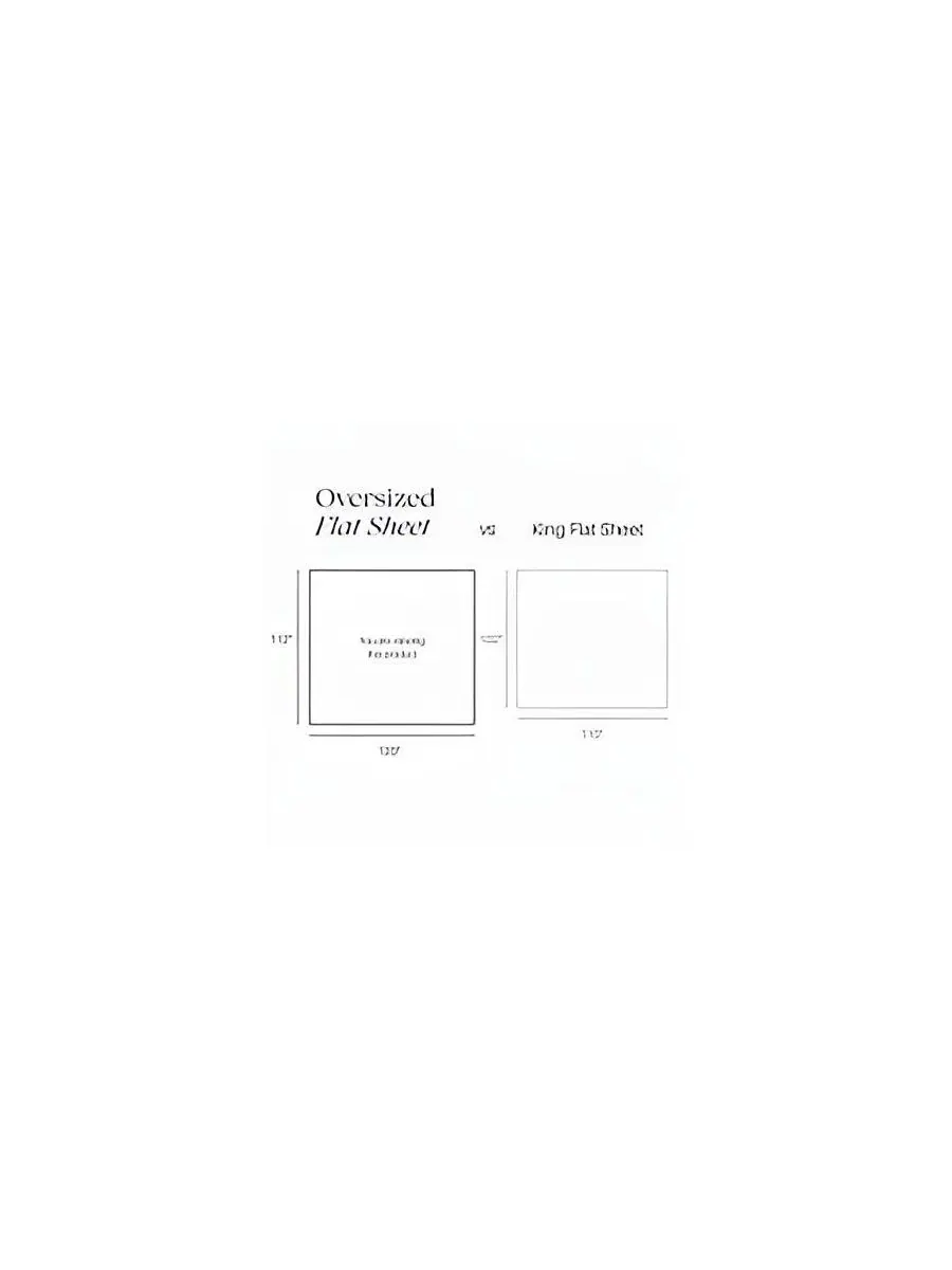 Простыня Oversized Flat Sheet из египетского хлопка сатин, 1000 нитей, 305x284 см Egyptian Linens — изображение 4 из 4, синий