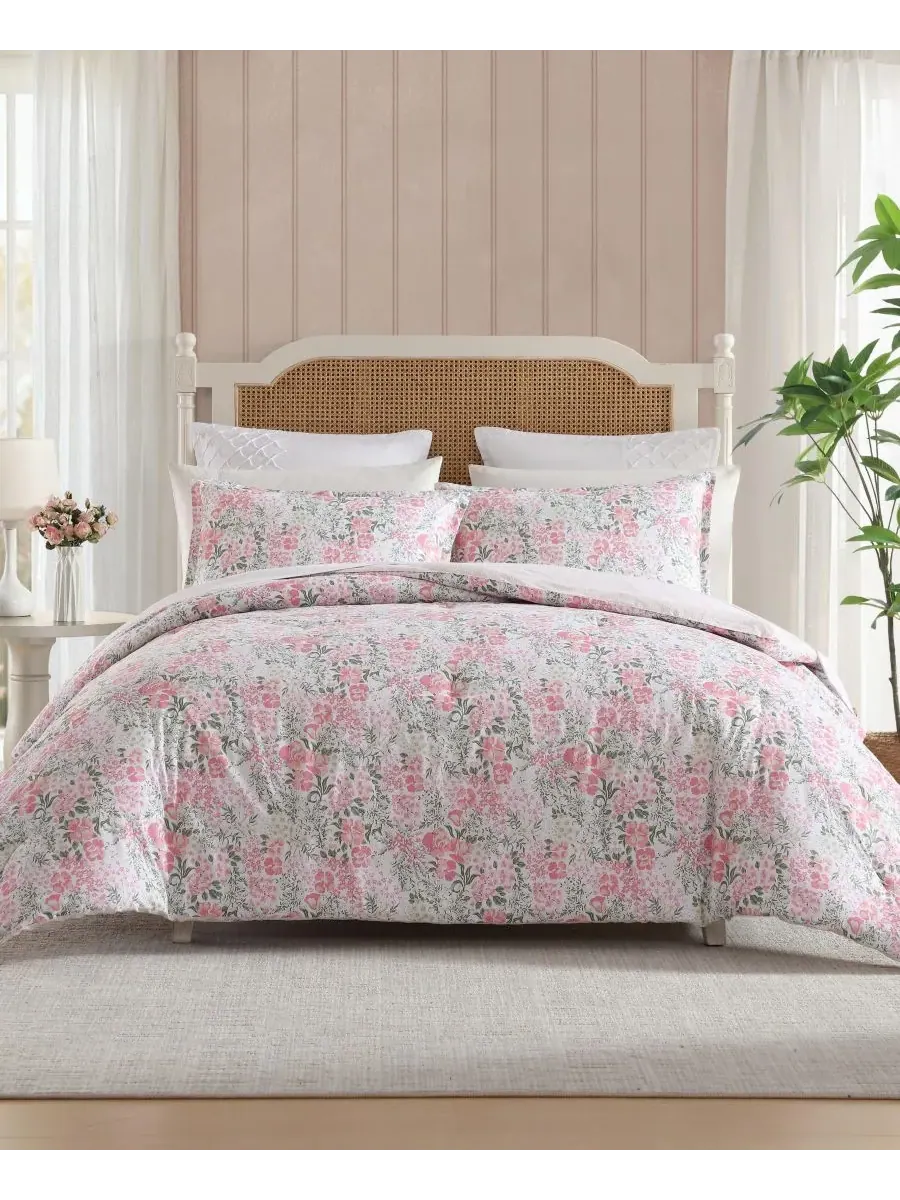 Комплект постельного белья Heather Garden из 3 предметов, размер Full/Queen Laura Ashley — изображение 1 из 7