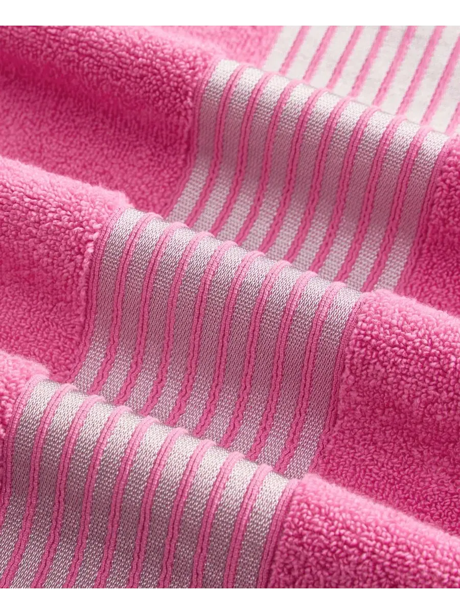 Комплект банных полотенец Melissa Cotton, 6 предметов Juicy Couture — изображение 5 из 7, розовый