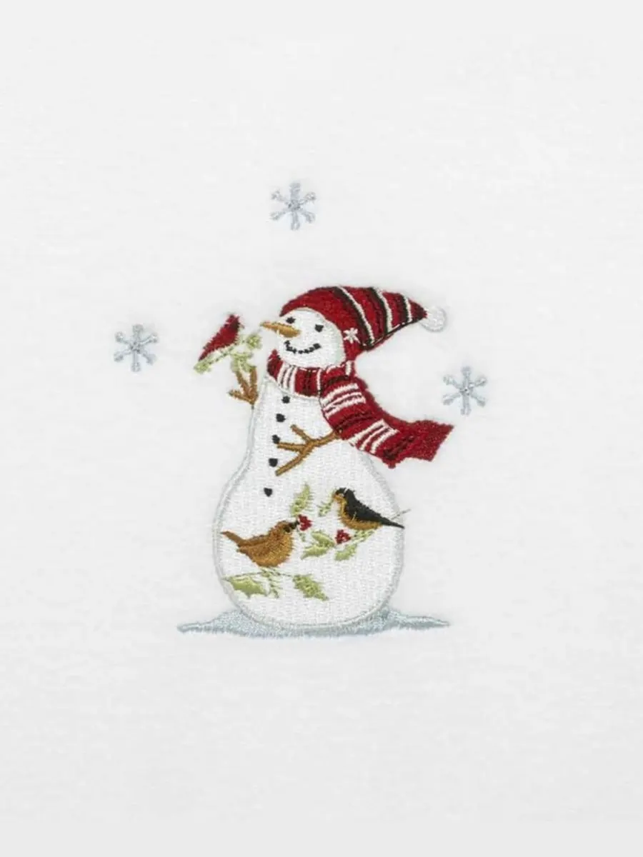 Набор из двух хлопковых полотенец для рук Holiday Cheer, 28 x 16 дюймов Avanti — изображение 4 из 6, белый