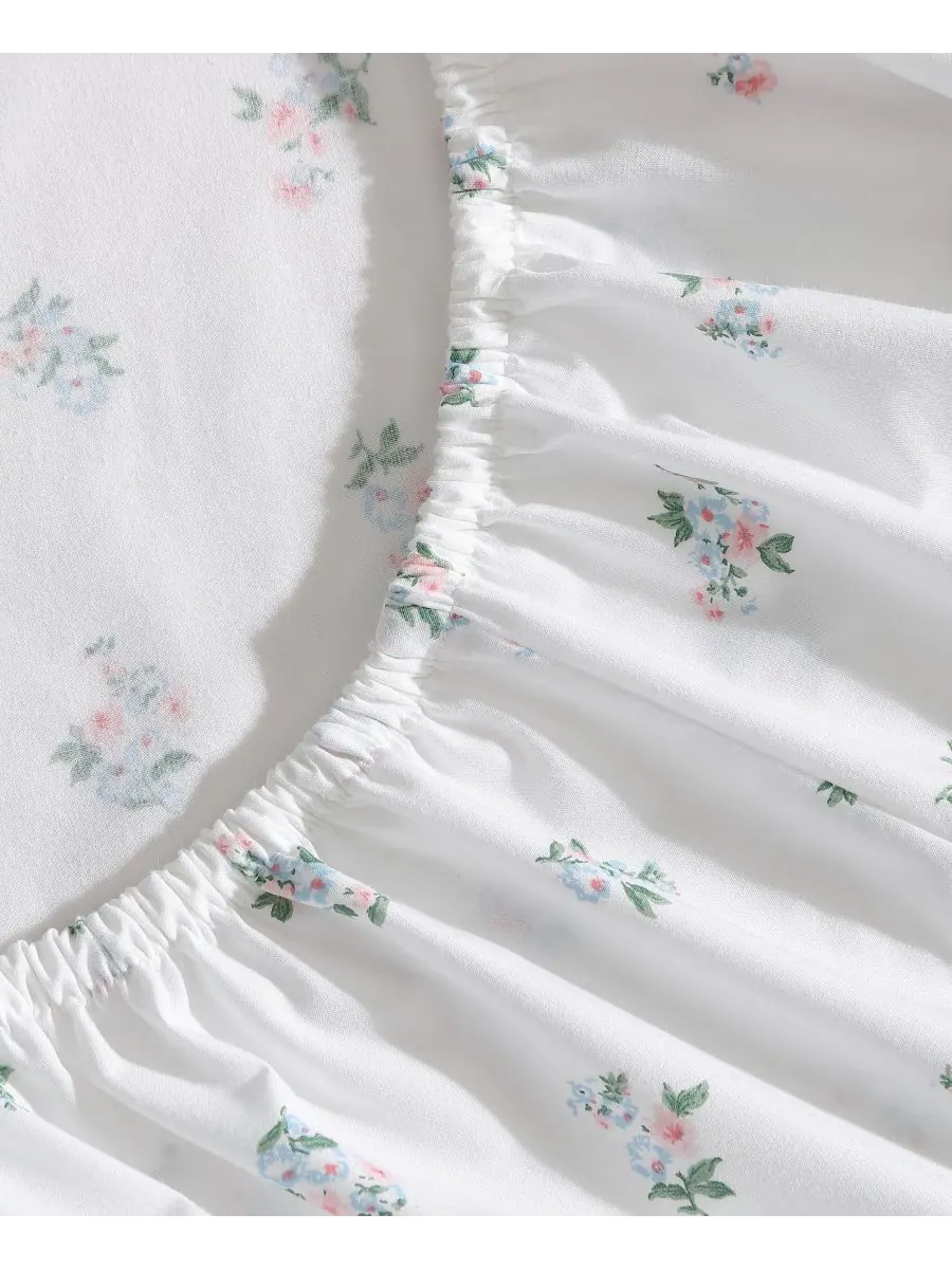Комплект постельного белья из хлопкового перкаля, 3 предмета, размер Twin Laura Ashley, цвет — изображение 6 из 8