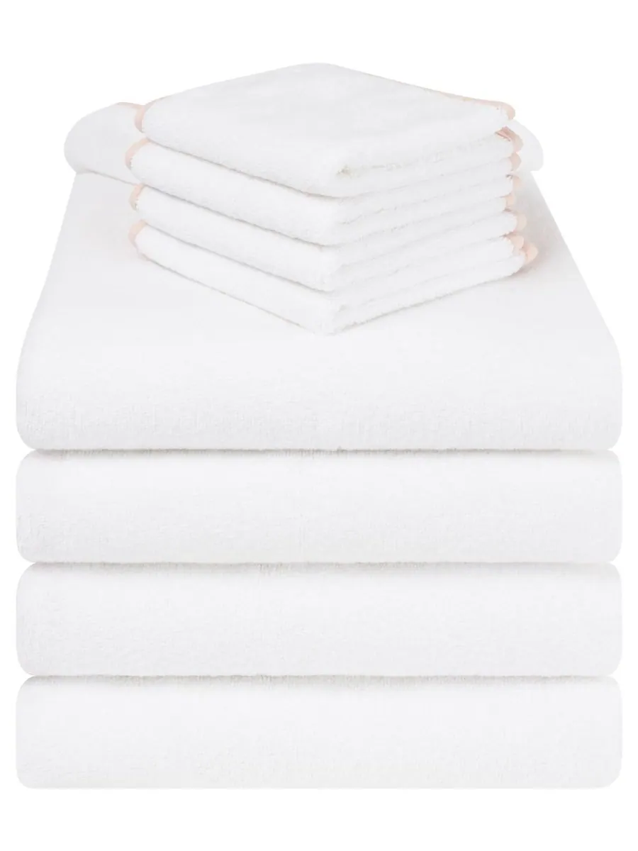 Набор из 8 банных полотенец из турецкого хлопка для малышей American Soft Linen