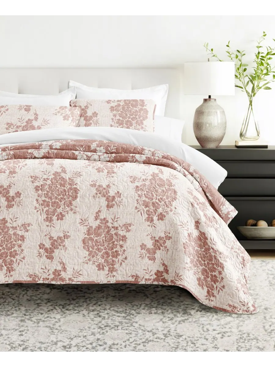 Двусторонний комплект постельного белья Distressed Bouquet из 2 предметов, размер Twin/Twin XL — изображение 9 из 10