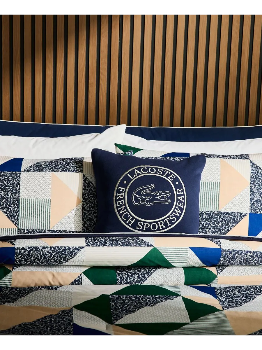 Комплект постельного белья Lacoste Signature Cotton из 2 предметов, размер Twin Lacoste Home — изображение 8 из 8, мульти