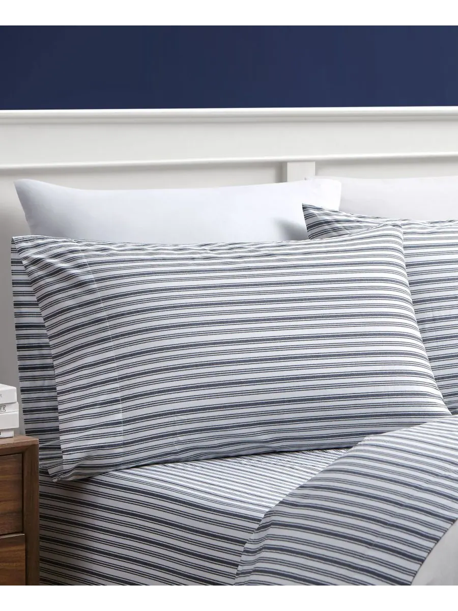 Комплект постельного белья coleridge stripe из хлопкового перкаля, 3 предмета, размер twin xl — изображение 4 из 4