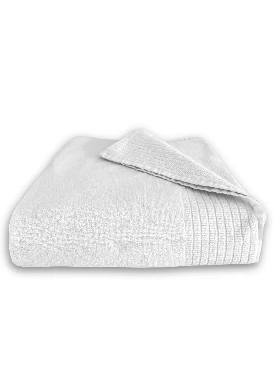 Банное полотенце из вискозы и хлопка, 76×137 см BedVoyage — голубой