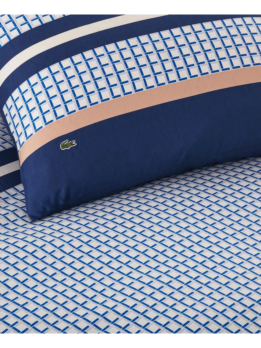 Комплект постельного белья micro logo из 2 предметов, размер twin. Lacoste Home — изображение 2 из 5, темно-синий