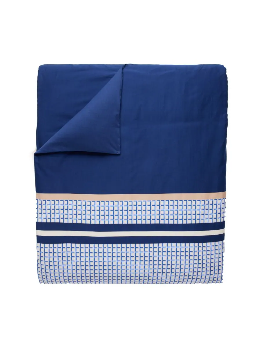 Комплект постельного белья micro logo из 2 предметов, размер twin. Lacoste Home — изображение 3 из 5, темно-синий