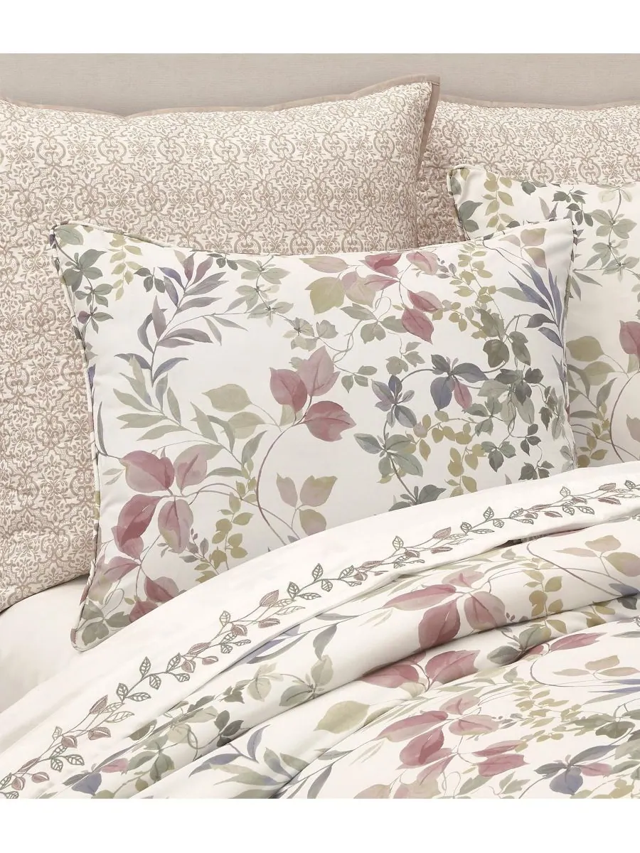 Комплект постельного белья Rosewood Botanical Leaf из 4 предметов, размер Full Royal Court — изображение 2 из 5, розовый