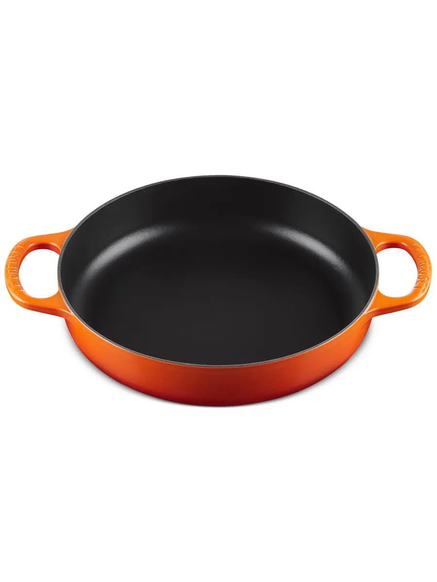 Сотейник чугунный Le Creuset Signature Everyday Pan, 3,2 л, 28 см — оранжевый