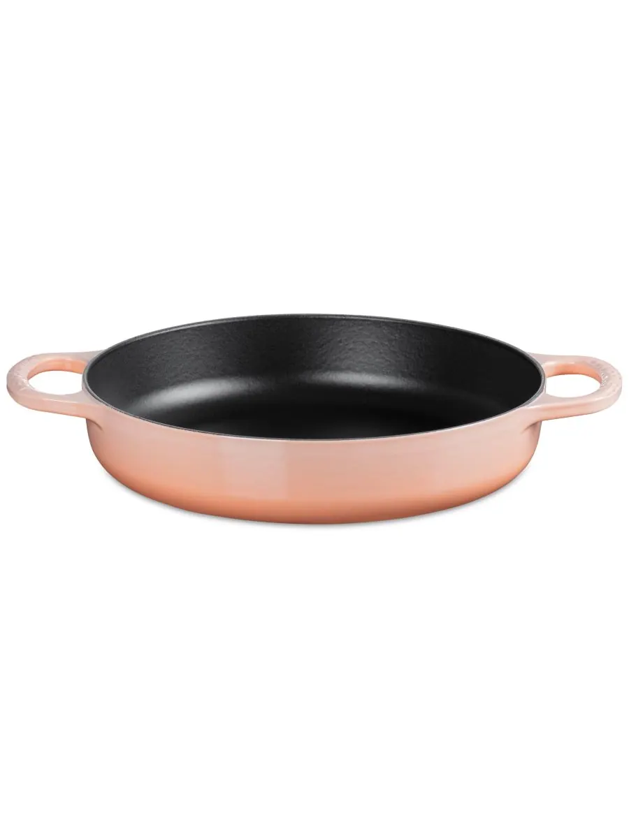 Сотейник чугунный Le Creuset Signature Everyday Pan, 3,2 л, 28 см, персиковый — розовый