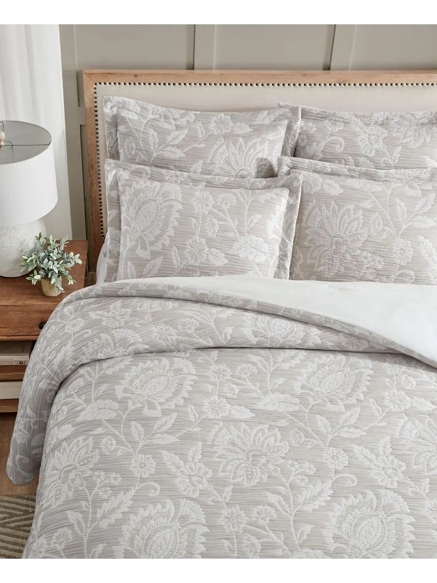 Комплект постельного белья Sarrah Textured, 2 предмета, размер Twin/Twin XL Levtex — изображение 3 из 5, прозрачный
