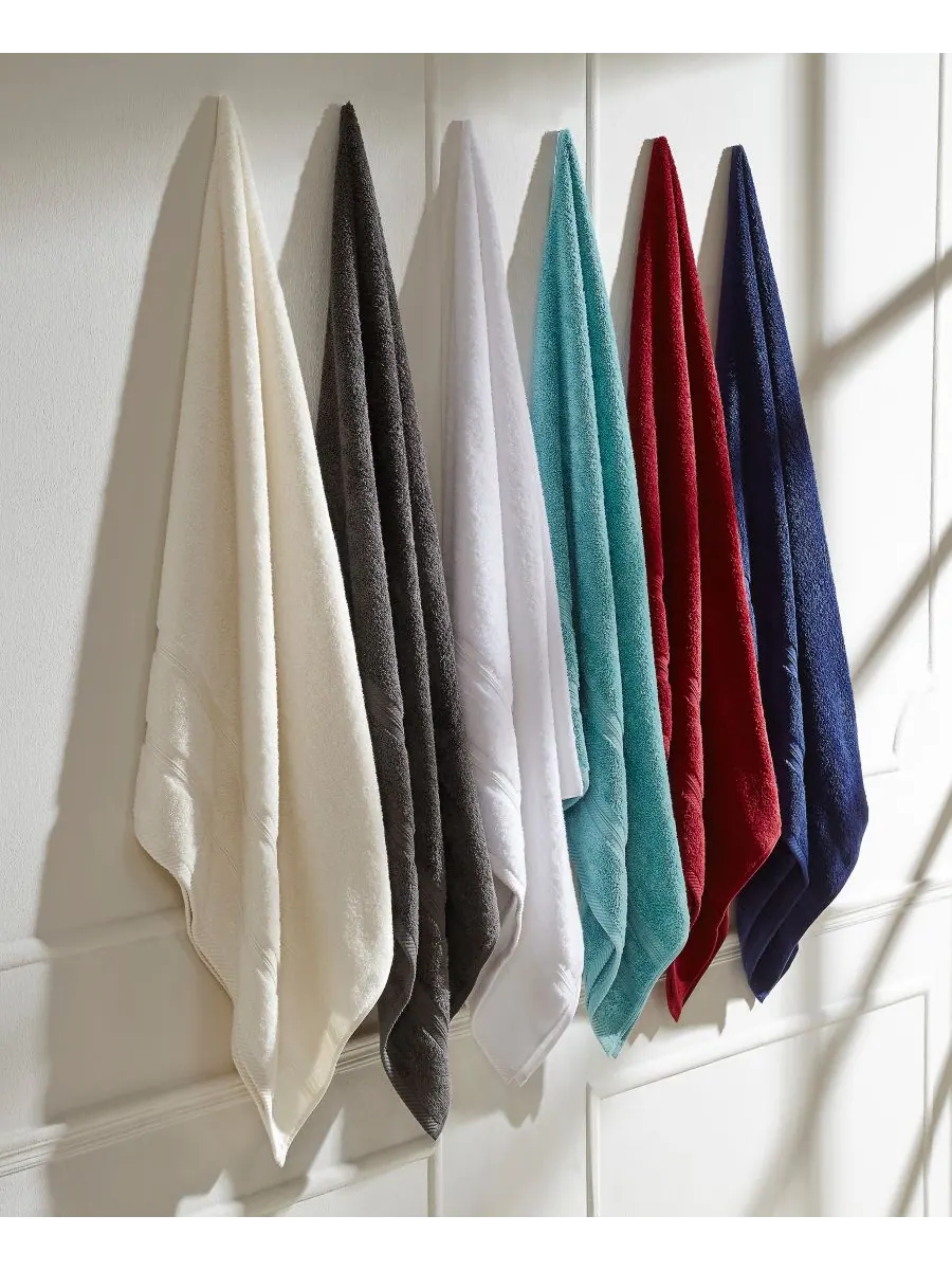 Набор из 4 банных полотенец smart dry zero twist cotton Superior — изображение 7 из 8, белый
