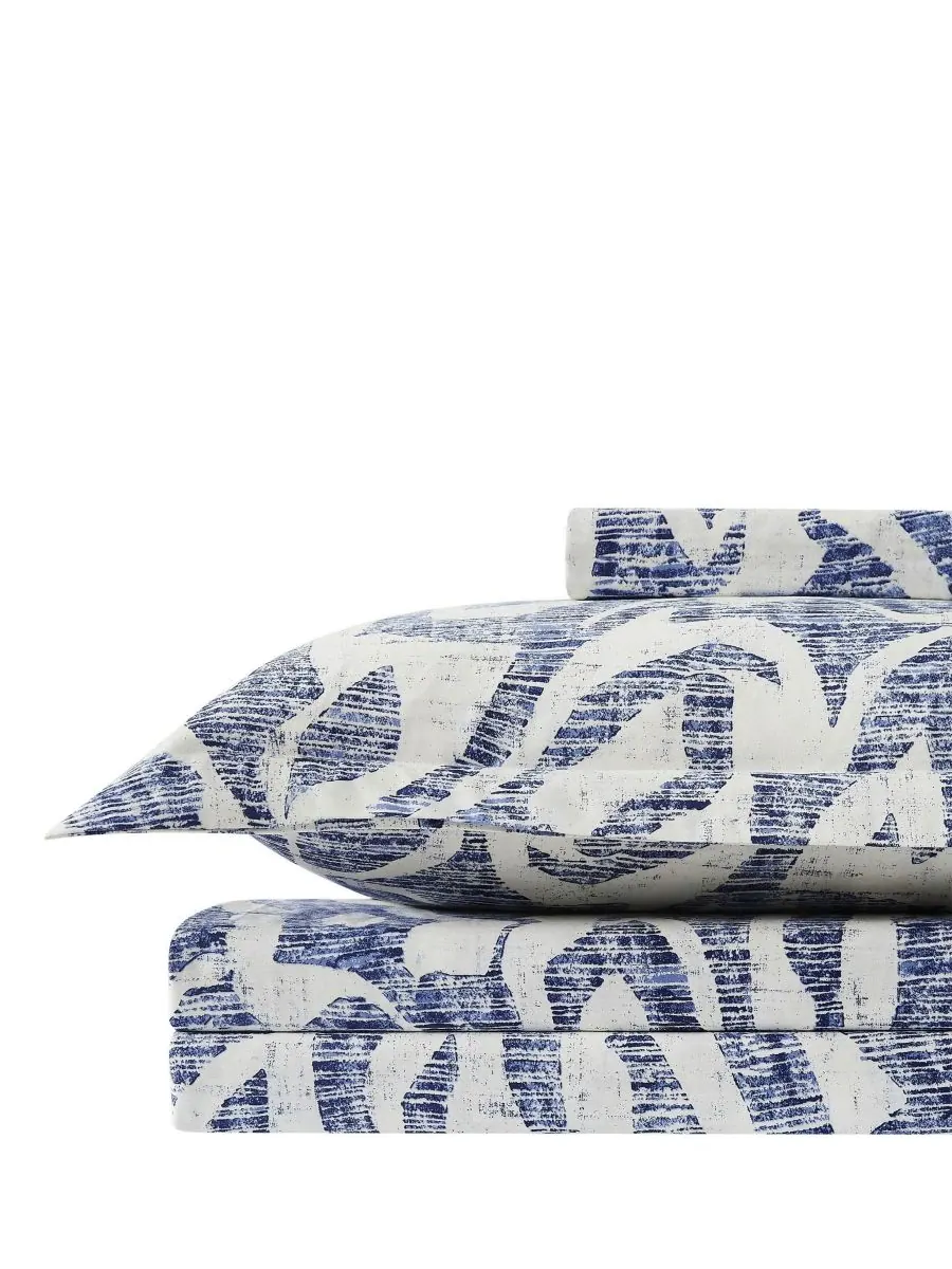 Комплект постельного белья khari из микрофибры, 2 предмета, размер twin. Southshore Fine Linens — изображение 2 из 4, синий