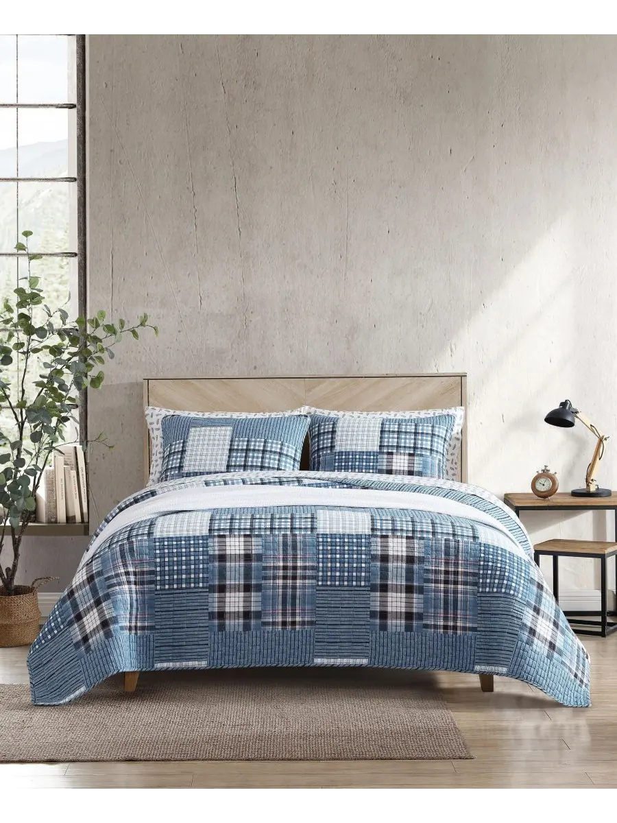 Двусторонний комплект постельного белья Hawthorne из 2 предметов, размер Twin Eddie Bauer — изображение 1 из 10