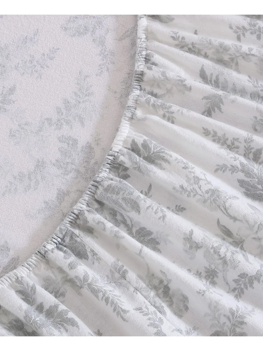 Комплект постельного белья из хлопковой фланели, 4 предмета, размер Queen Laura Ashley, цвет vanessa — изображение 5 из 6