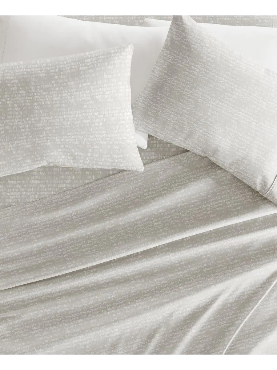 Комплект постельного белья Soft Lines из 4 предметов, размер King ienjoy Home — изображение 2 из 4, светлый серый