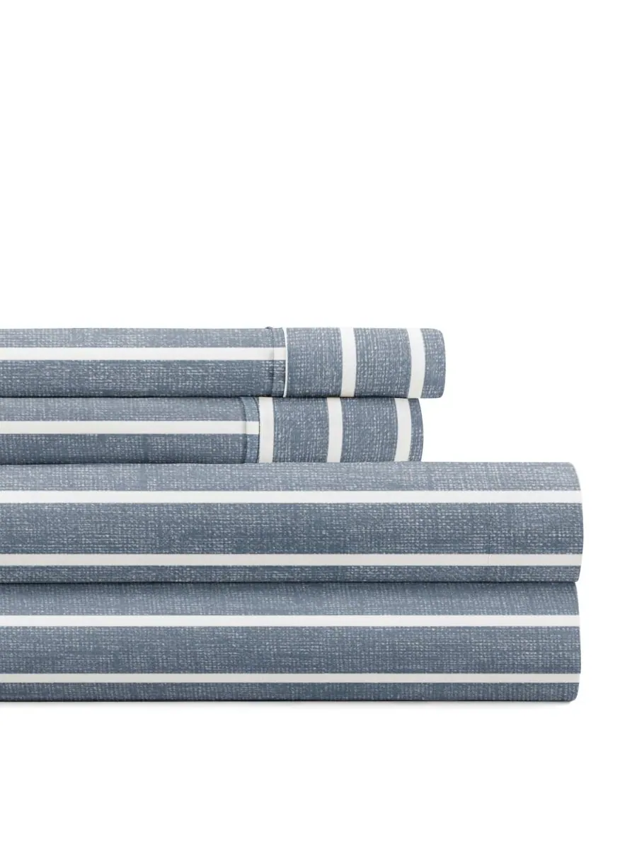 Комплект постельного белья Soft Lines из 4 предметов, размер King ienjoy Home — изображение 3 из 4, серый