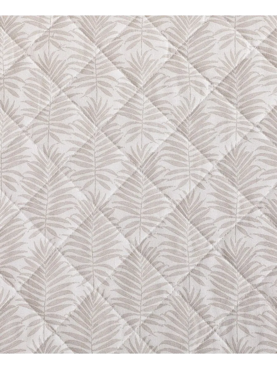 Комплект постельного белья Tommy Bahama Fronds из хлопка, двусторонний, 3 предмета, размер King — изображение 5 из 9, хаки