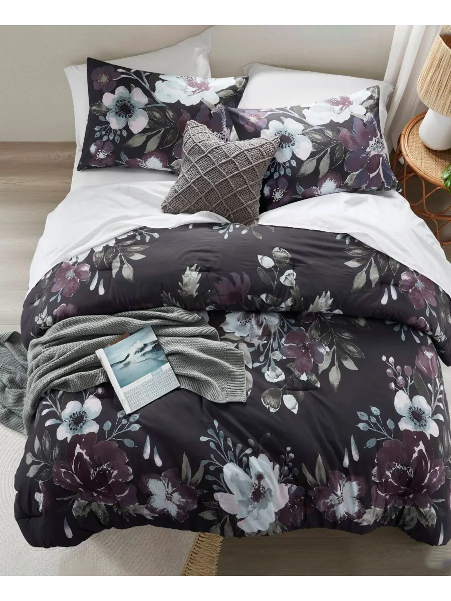 Комплект постельного белья Jolene Floral из 3 предметов, размер King/California King Madison Park — изображение 3 из 10