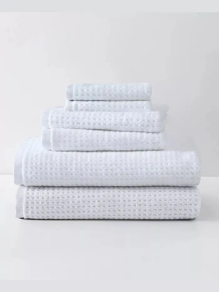 Набор полотенец Tommy Bahama Home Northern Pacific из махрового хлопка 6 шт — изображение 1 из 4, белый