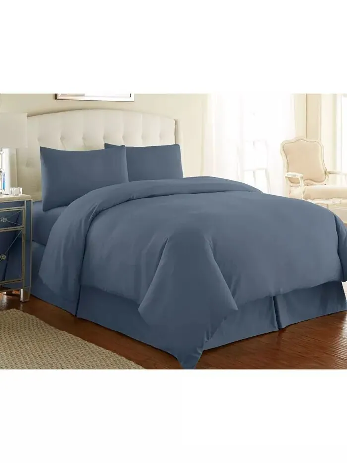 Ультра-мягкий и современный пододеяльник из трех предметов Southshore Fine Linens