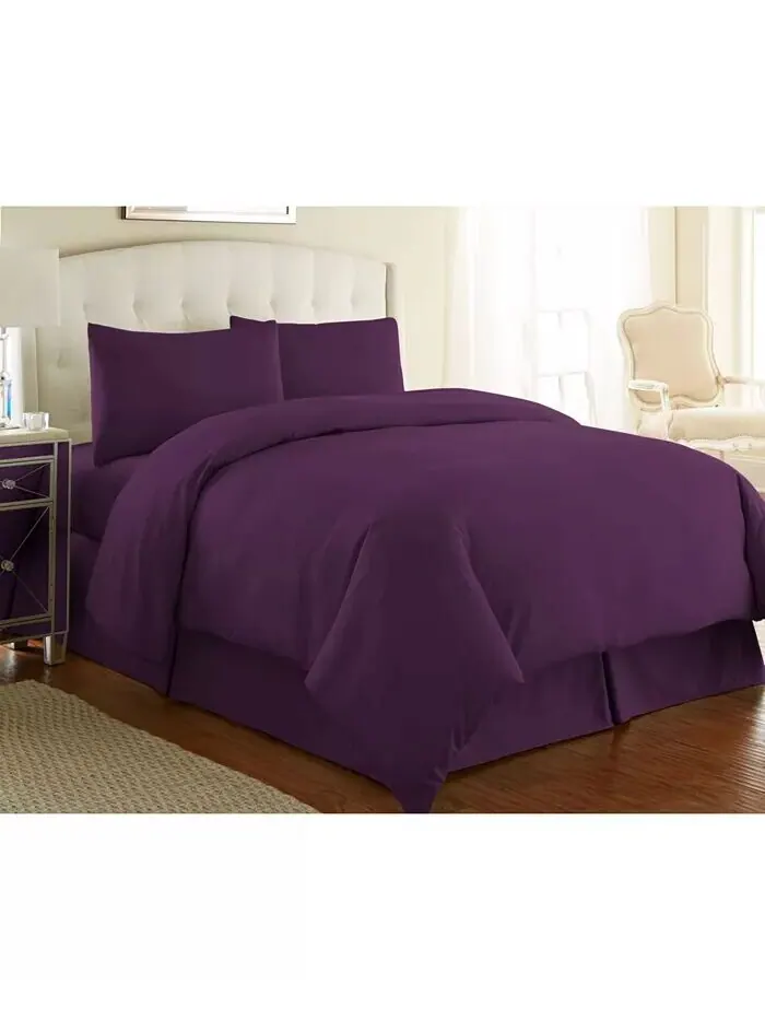 Ультра-мягкий и современный пододеяльник из трех предметов Southshore Fine Linens