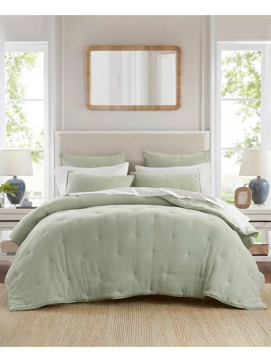Комплект постельного белья Breeze Cotton с вышивкой, 3 предмета, размер King Harbor House
