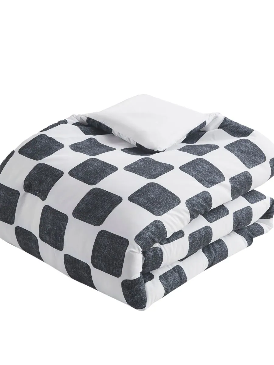 Комплект постельного белья Miley Checkered из 4 предметов, размер Twin/Twin XL Intelligent Design — изображение 3 из 10