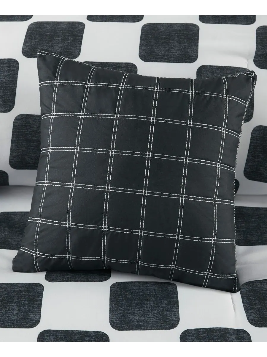 Комплект постельного белья Miley Checkered из 4 предметов, размер Twin/Twin XL Intelligent Design — изображение 9 из 10
