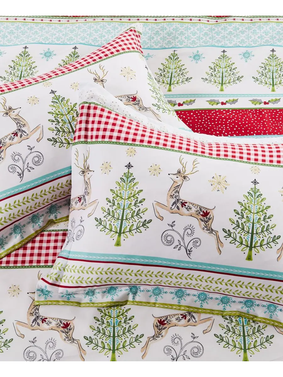 Комплект постельного белья Home Merry and Bright Комета и Купидон, двусторонний, 3 предмета, размер — изображение 5 из 7