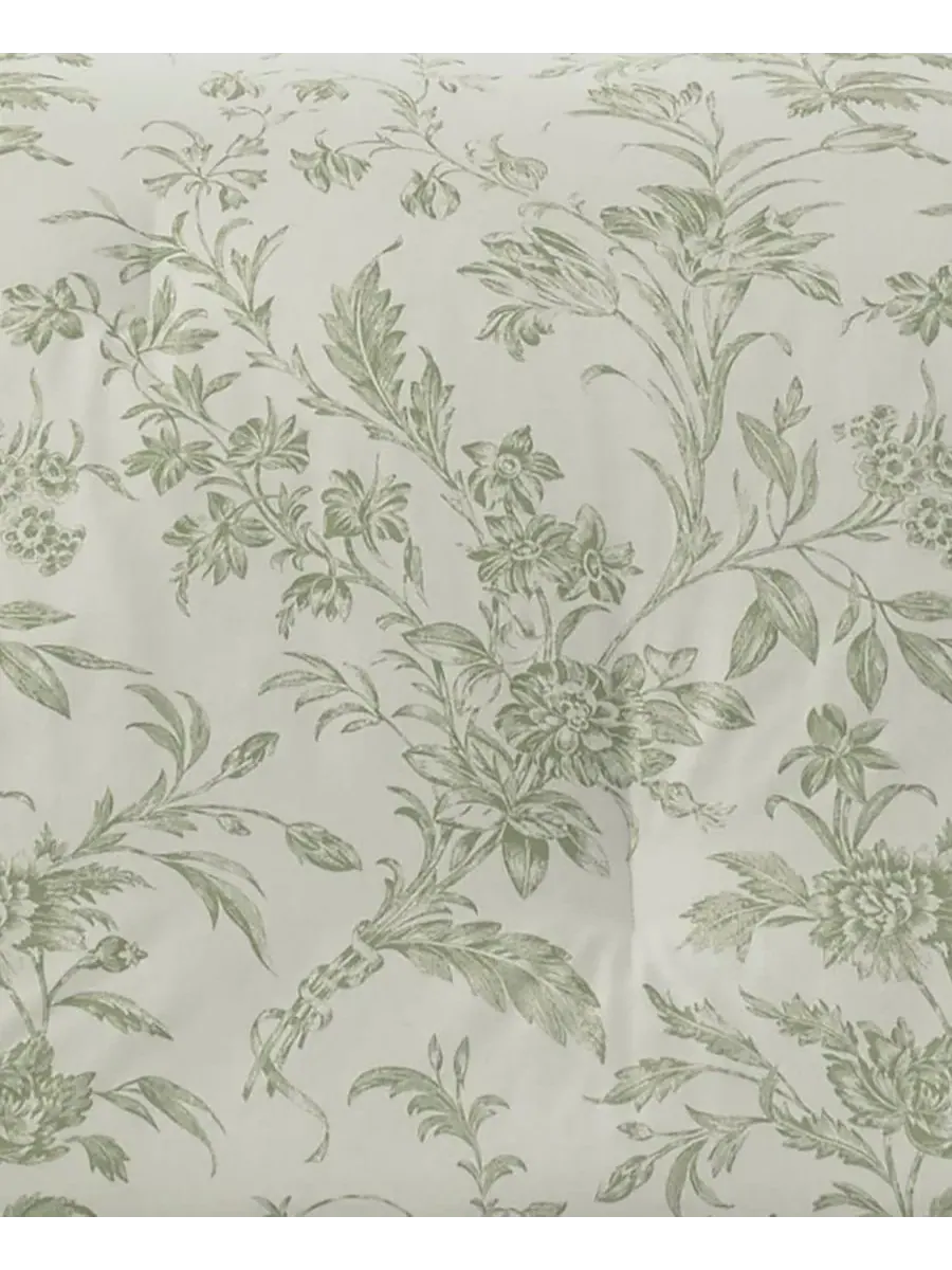 Комплект постельного белья Natalie из 7 предметов, размер King Laura Ashley, шалфейный — изображение 6 из 10