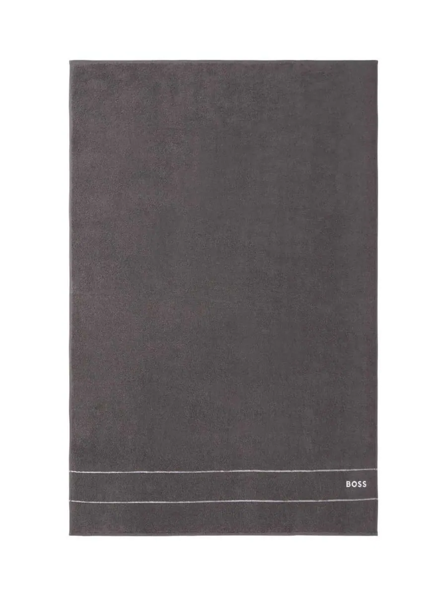 Однотонное хлопковое банное полотенце, 99 см x 149 см Boss Home — изображение 1 из 2, серый