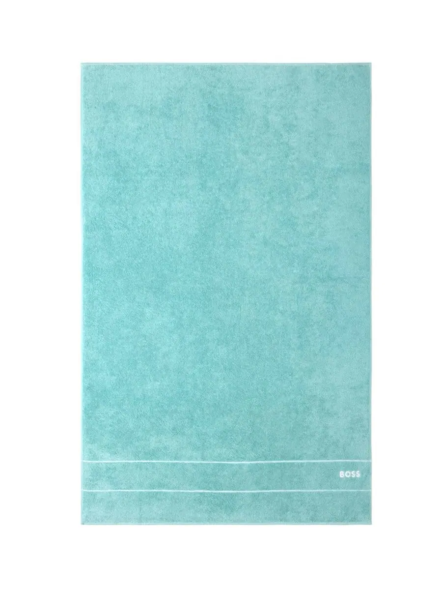 Однотонное хлопковое банное полотенце, 99 см x 149 см Boss Home — изображение 1 из 2, синий