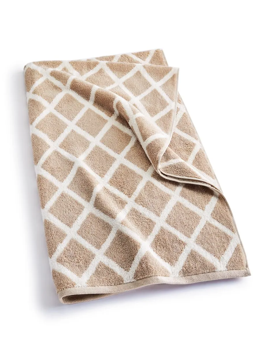 Банное полотенце Sanders Diamond из хлопка, 76,6 см x 137 см Lauren Ralph Lauren