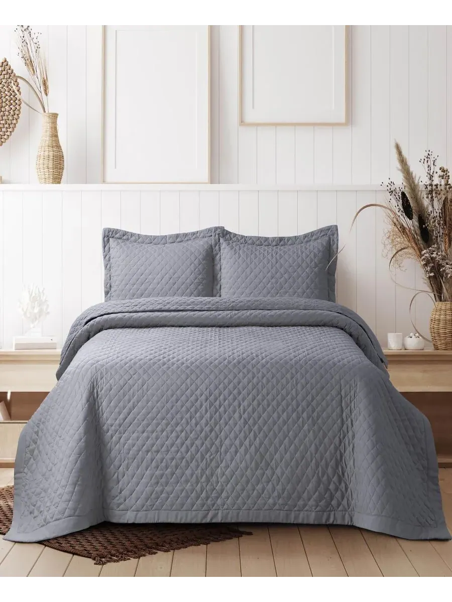 Комплекты больших стеганых одеял из микрофибры Brisbane Tribeca Living