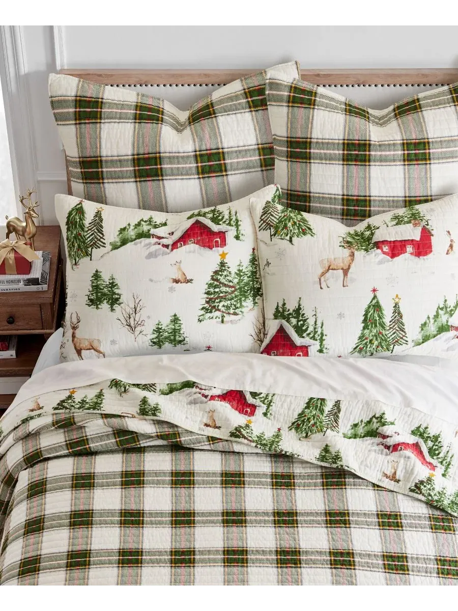 Двусторонний комплект постельного белья Tatum Pines Holiday, 2 предмета, размер Twin/Twin XL Levtex — изображение 5 из 7