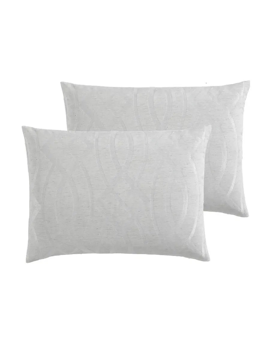 Комплект постельного белья Trellia Trellis Jacquard VCNY Home — изображение 5 из 7, зефирный