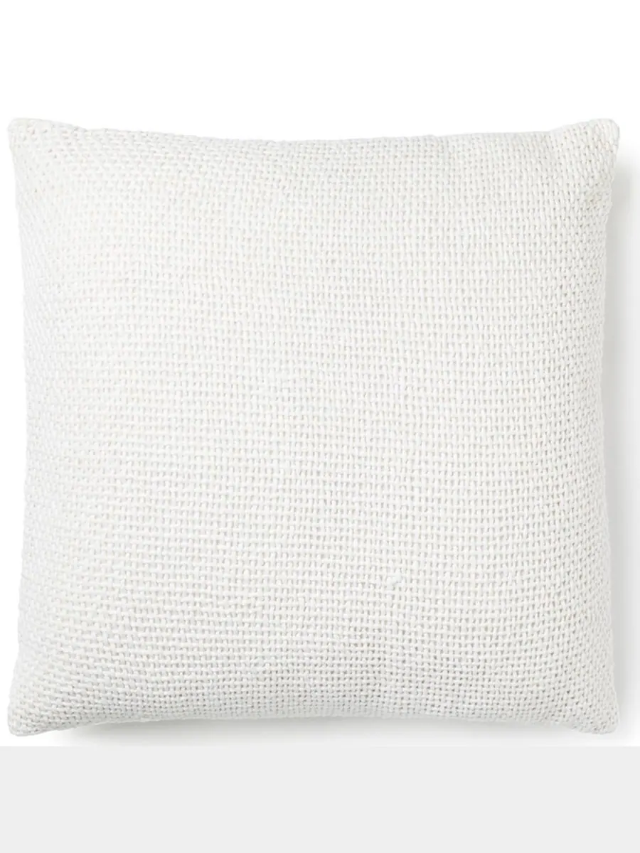Наволочки для декоративных подушек Madera Cross Weave, 22"x 22", комплект из 2 штук IHI Home — изображение 2 из 8, белый