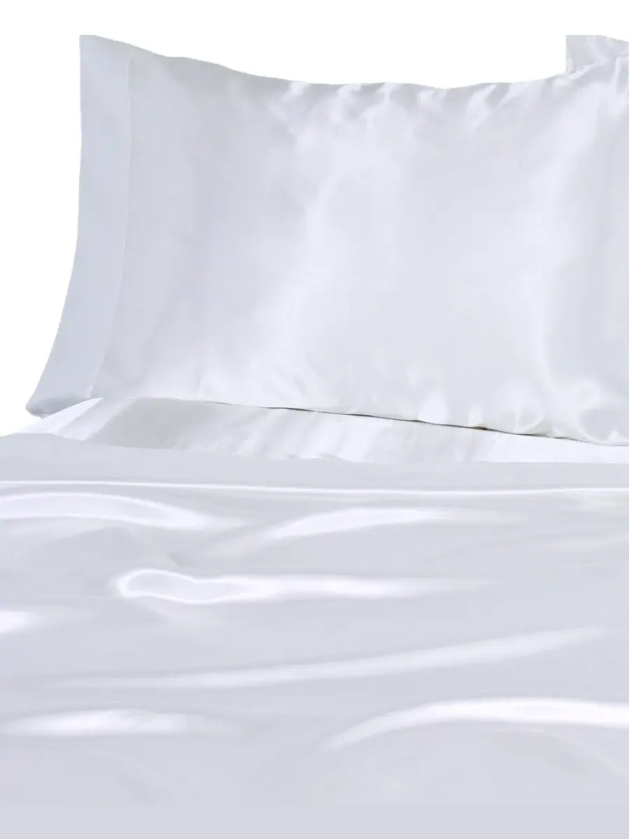 Роскошный сатиновый комплект постельного белья из 4 предметов, размер King Beatrice Home Fashions