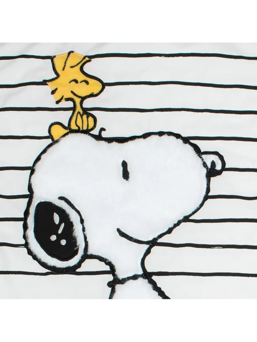 Классический комплект постельного белья для детской кроватки Snoopy из 3 предметов: — изображение 3 из 10, белый