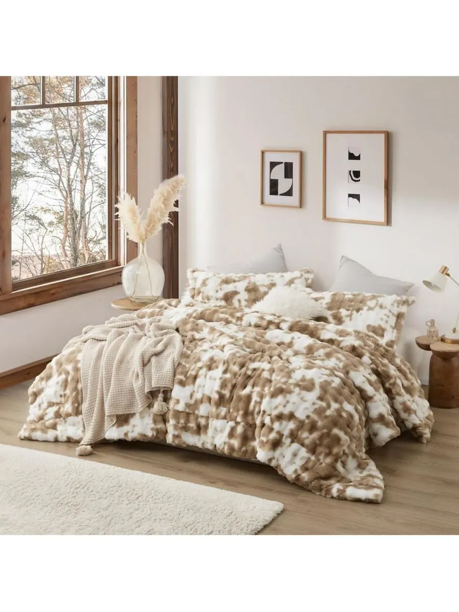 Комплект постельного белья Chunky Bunny Spotty Oversized Comfort Set Coma Inducer — изображение 1 из 3, коричневый белый