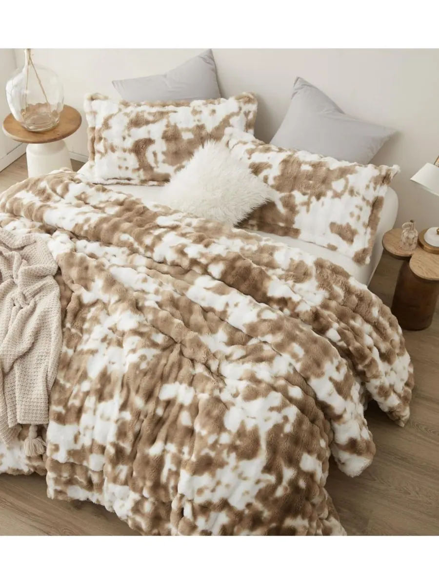 Комплект постельного белья Chunky Bunny Spotty Oversized Comfort Set Coma Inducer — изображение 2 из 3, коричневый белый